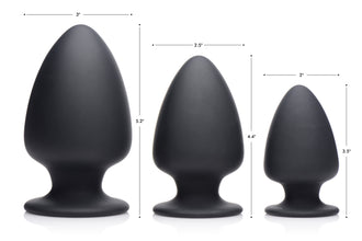 Squeezable Silicone Anal Plug - Small