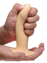 Squeezable Phallic Dildo - Beige