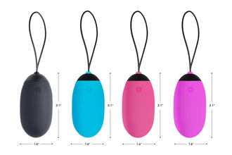 Xl Silicone Vibrating Egg - Black