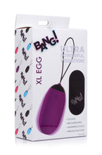 Xl Silicone Vibrating Egg - Purple