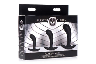 Dark Delights 3 Piece Curved Anal Trainer Set