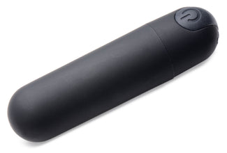 Vibrating Bullet With Remote Control - Black