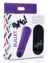 Vibrating Bullet With Remote Control - Purple