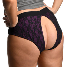 Lace Envy Crotchless Panty Harness - 2xl