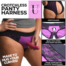 Lace Envy Crotchless Panty Harness - 3xl