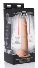 Power Pounder Realistic Thrusting Silicone Dildo