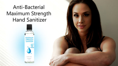 Anti-bacterial Maximum Strength Hand Sanitizer 8oz 4-pack