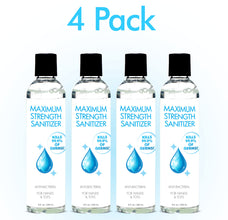 Anti-bacterial Maximum Strength Hand Sanitizer 8oz 4-pack