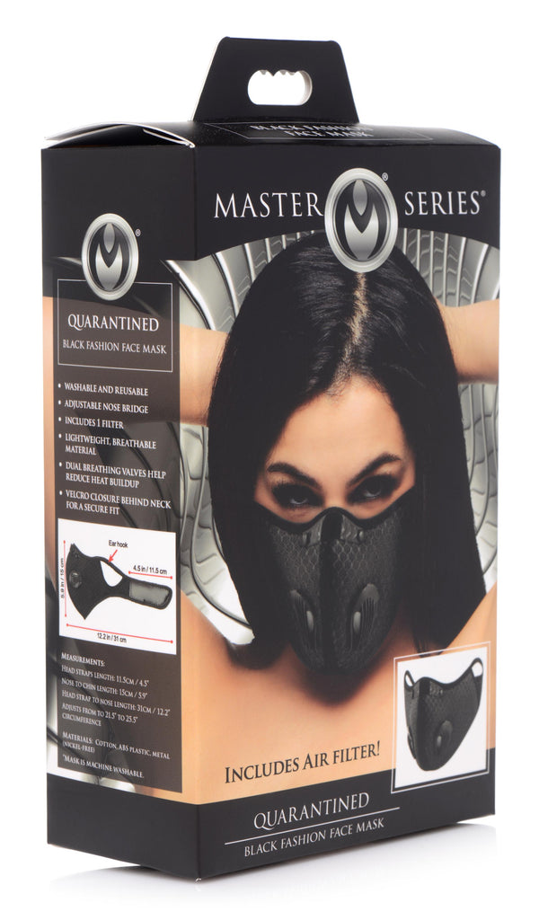 Black Fetish Face Mask