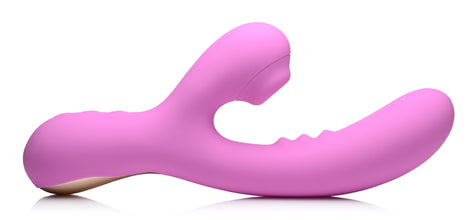 8x Silicone Suction Rabbit - Pink