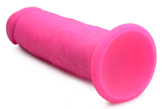 Power Player 28x Vibrating Silicone Dildo With Remote - Pink