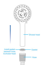 Shower Head With Silicone Enema Nozzle