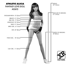 Fantasy Love Doll Athletic Alicia