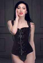 Lace-up Corset And Thong - Large