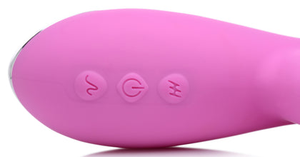 Shegasm 5 Star 7x Suction Come-hither Silicone Rabbit - Pink