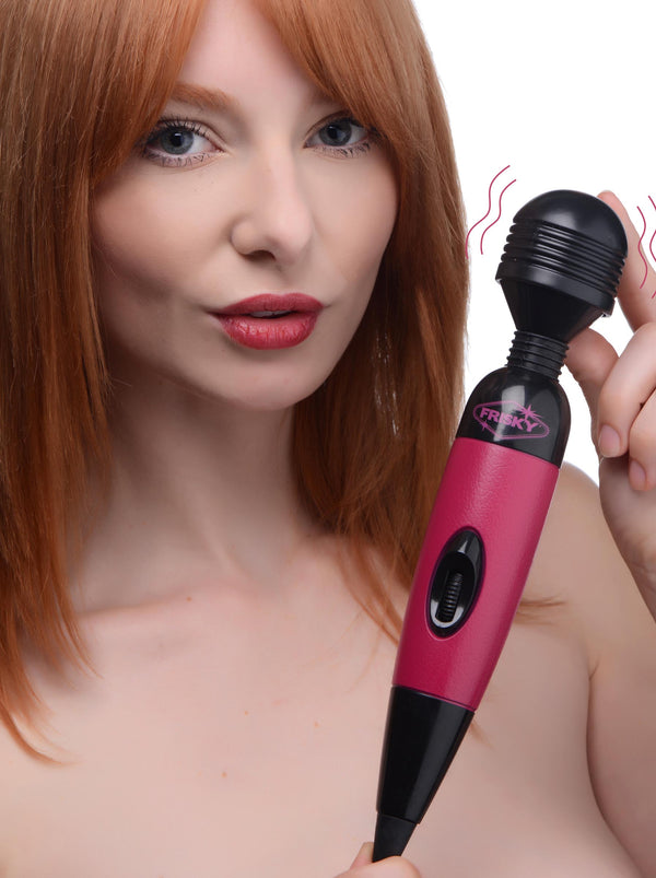 Playful Pleasure Multi-speed Vibrating Wand - Pink