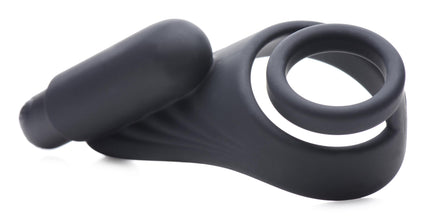 7x Silicone C-ring With Vibrating Taint Stimulator