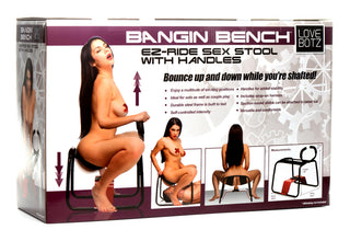 The Bangin Bench Ez-ride Sex Stool With Handles