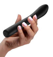 5 Star 9x Come-hither G-spot Silicone Vibrator - Black