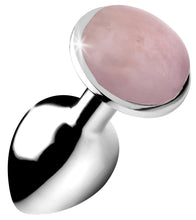 Authentic Rose Quartz Gemstone Anal Plug - Small