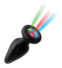 Light Up Silicone Anal Plug - Medium