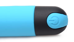 10x Silicone G-spot Vibrator - Blue