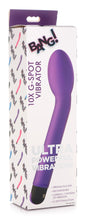 10x Silicone G-spot Vibrator - Purple