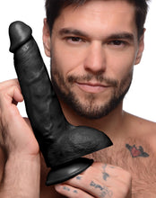 Beefy Brad 9 Inch Dildo With Balls - Black