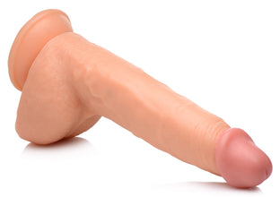 Beefy Brad 9 Inch Dildo With Balls - Light