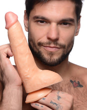 Beefy Brad 9 Inch Dildo With Balls - Light