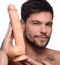 Long Logan 10 Inch Dildo With Balls - Light