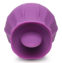 Bloomgasm Wild Violet 10x Silicone Clit Licking Stimulator - Purple