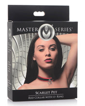 Scarlet Pet Red Collar With O-ring