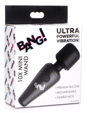 10x Ultra Powerful Silicone Mini Wand - Black