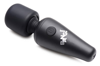 10x Ultra Powerful Silicone Mini Wand - Black