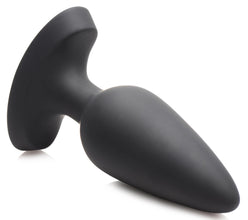 28x Laser Fuck Me Silicone Anal Plug With Remote Control - Large