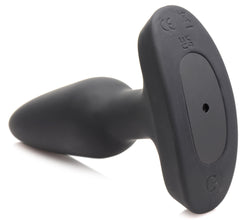 28x Laser Fuck Me Silicone Anal Plug With Remote Control - Small