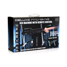 Sex Machine Deluxe Pro-bang With Remote Control