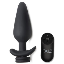 Interchangeable 10x Vibrating Silicone Anal Plug With Remote - Xl