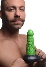 Radioactive Scaly Reptile Thick Silicone Dildo