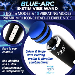 Blue-arc E-stim Vibrating Wand