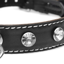 Rhinestone Choker With O-ring - Clear