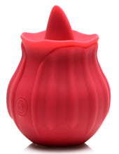 Bloomgasm Wild Violet 10x Silicone Clit Licking Stimulator - Red