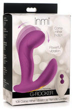 G-rocker 10x Come Hither Silicone Vibrator With Remote Control