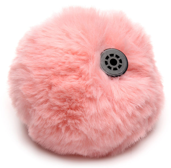 Large Anal Plug With Interchangeable Bunny Tail - Pink