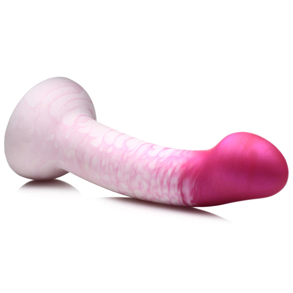 G-swirl G-spot Silicone Dildo - Pink