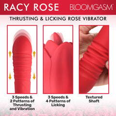 Racy Rose Thrusting And Licking Rose Vibrator