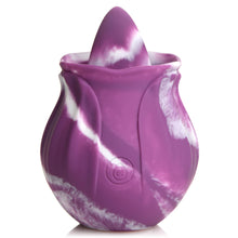 10x Purple Twirl Silicone Licking Rose