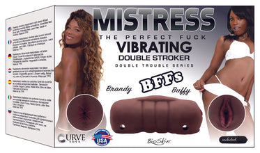 Mistress Brandy And Buffy Vibrating Double Stroker