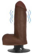 Jock Dark Vibrating Dildo With Balls - 6 Inch